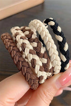 Load image into Gallery viewer, Khaki 5Pcs Braided Elastic Hairband
