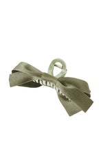 Load image into Gallery viewer, White Solid Color Ribbon Bow Decor Hair Clip
