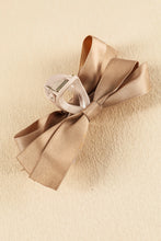 Load image into Gallery viewer, White Solid Color Ribbon Bow Decor Hair Clip
