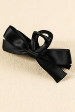 Load image into Gallery viewer, White Solid Color Ribbon Bow Decor Hair Clip
