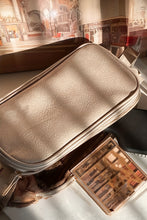 Load image into Gallery viewer, Smoke Gray Travel Large Capacity Multi Pocket Makeup Bag
