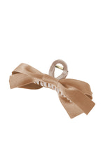 Load image into Gallery viewer, White Solid Color Ribbon Bow Decor Hair Clip
