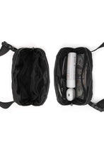 Load image into Gallery viewer, Black Waterproof Zipped Fanny Pack Crossbody Bag
