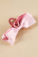 Load image into Gallery viewer, White Solid Color Ribbon Bow Decor Hair Clip
