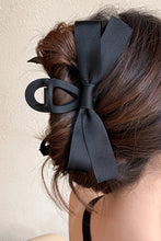 Load image into Gallery viewer, White Solid Color Ribbon Bow Decor Hair Clip
