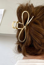 Load image into Gallery viewer, Gold Casual Bowknot Shape Metal Claw Clip
