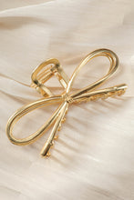 Load image into Gallery viewer, Gold Casual Bowknot Shape Metal Claw Clip
