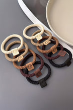 Load image into Gallery viewer, Khaki 5Pcs Braided Elastic Hairband
