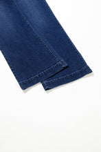 Load image into Gallery viewer, Sail Blue Wide Leg Pocketed High Waist Jeans
