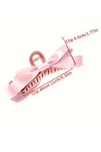 Load image into Gallery viewer, White Solid Color Ribbon Bow Decor Hair Clip
