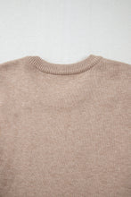 Load image into Gallery viewer, Smoke Gray Plus Size Pearl Pullover Sweater
