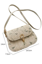 Load image into Gallery viewer, Jet Stream Delicate Weave Detail One Shoulder Bag
