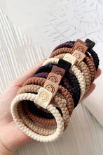 Load image into Gallery viewer, Khaki 5Pcs Braided Elastic Hairband
