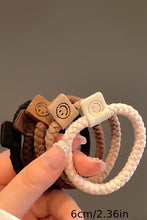 Load image into Gallery viewer, Khaki 5Pcs Braided Elastic Hairband
