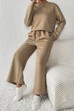 Load image into Gallery viewer, Khaki Ultra Loose Textured 2pcs Slouchy Outfit
