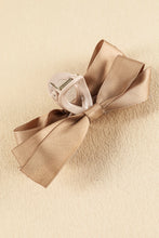 Load image into Gallery viewer, White Solid Color Ribbon Bow Decor Hair Clip
