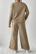 Load image into Gallery viewer, Khaki Ultra Loose Textured 2pcs Slouchy Outfit
