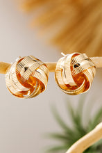 Load image into Gallery viewer, Gold Minimalism Knot Earrings
