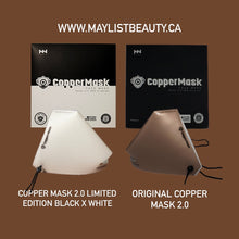 Load image into Gallery viewer, COPPER MASK Limited Edition Black &amp; White
